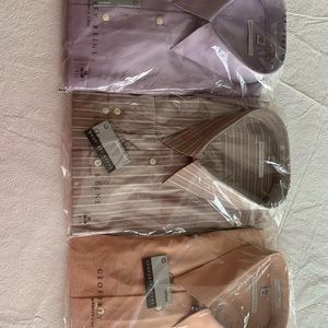3 Geoffrey Beene men’s dress shirts